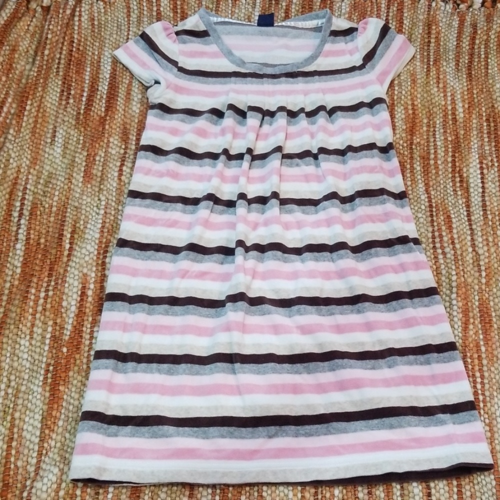 Gap girls 10‎ 12 velour stripe fall dress